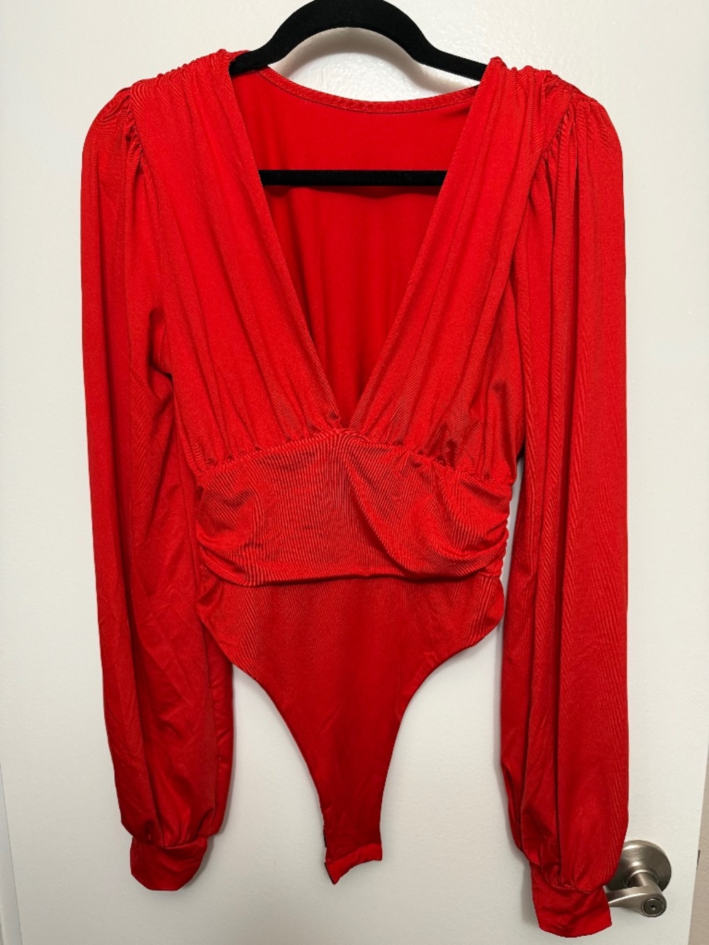 Long lantern sleeve bodysuit - Size XL